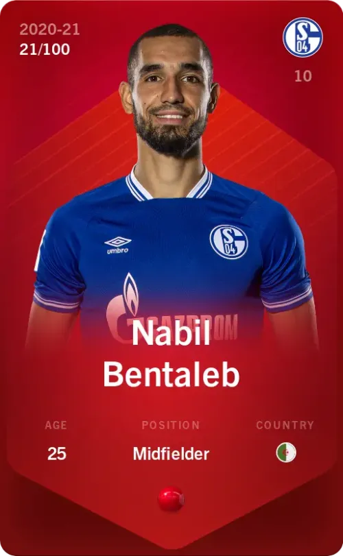 Nabil Bentaleb 2020-21 • Rare 21/100