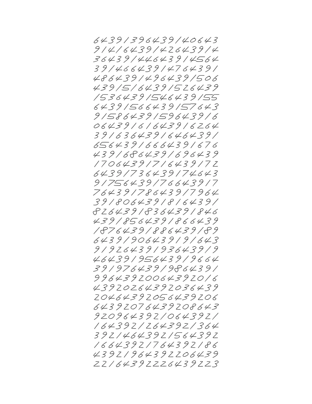 Endless (5,607,250 to Infinity) #2855