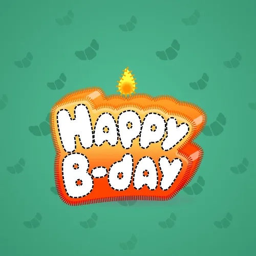 B-Day Candle #221597