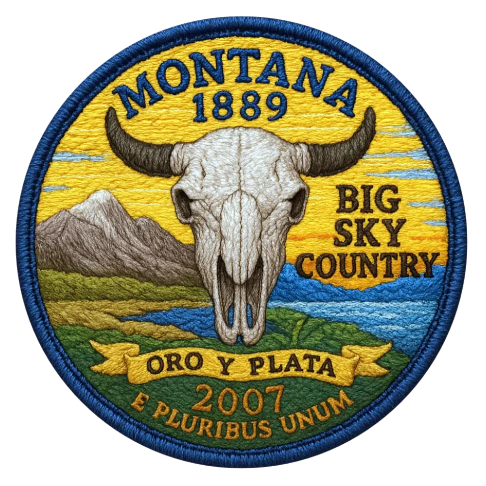 41/56 Montana State Quarter Patch #41