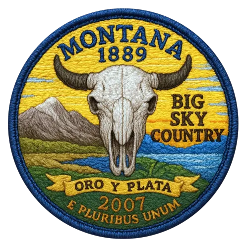 41/56 Montana State Quarter Patch #41