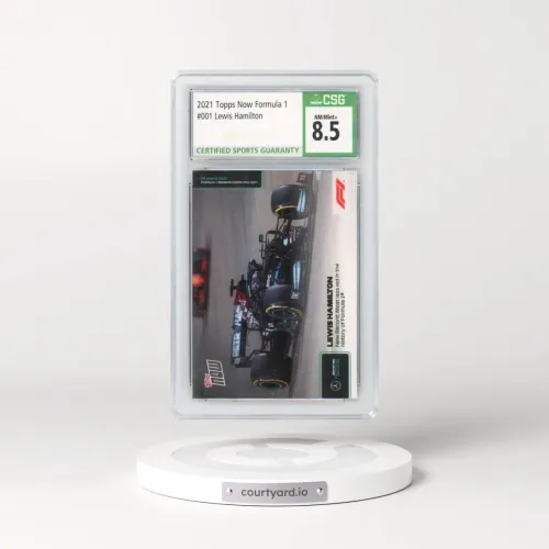 2021 Topps Now Formula 1 #001 Lewis Hamilton (CSG 8.5 NM-MT+)