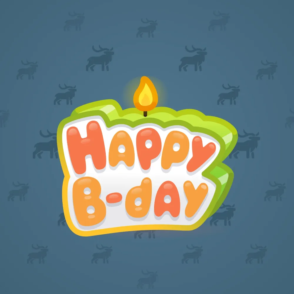 B-Day Candle #6791