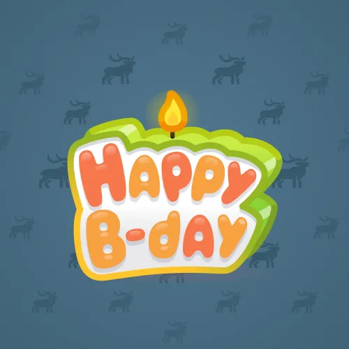 B-Day Candle #6791