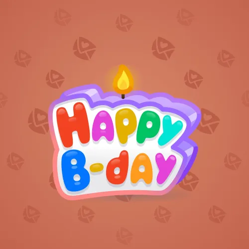 B-Day Candle #68184