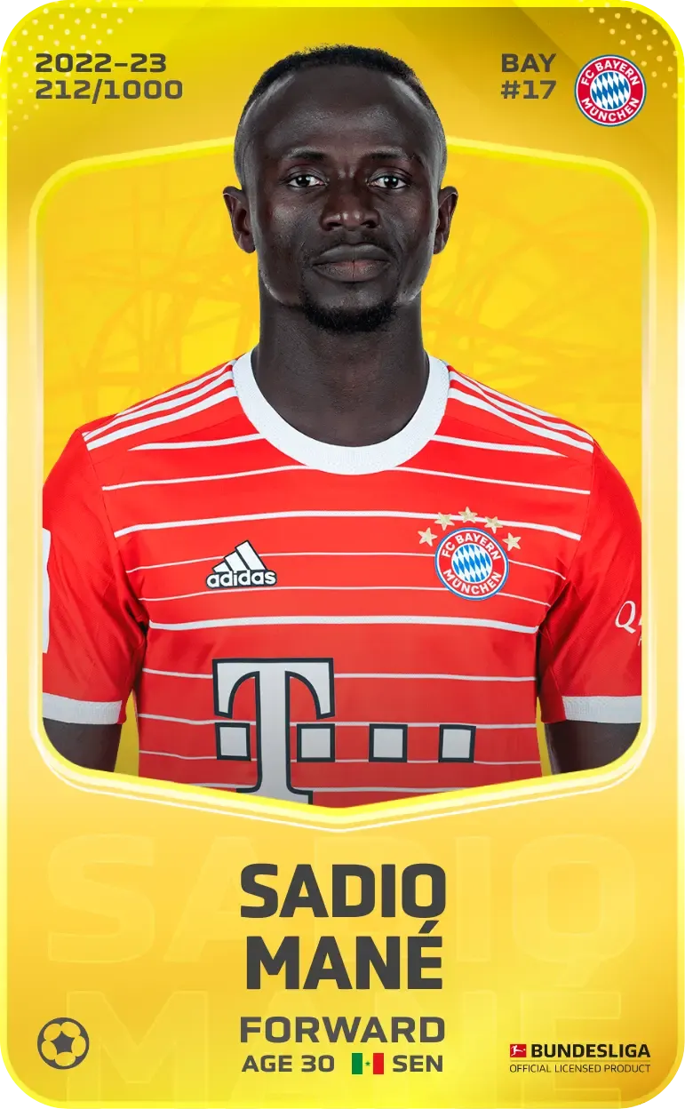 Sadio Mané 2022-23 • Limited 212/1000