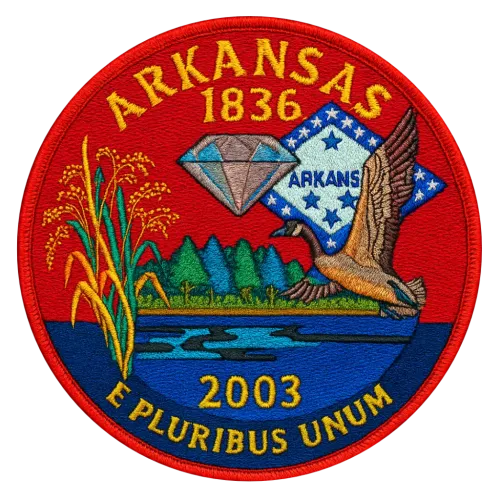 25/56 Arkansas State Quarter Patch #58