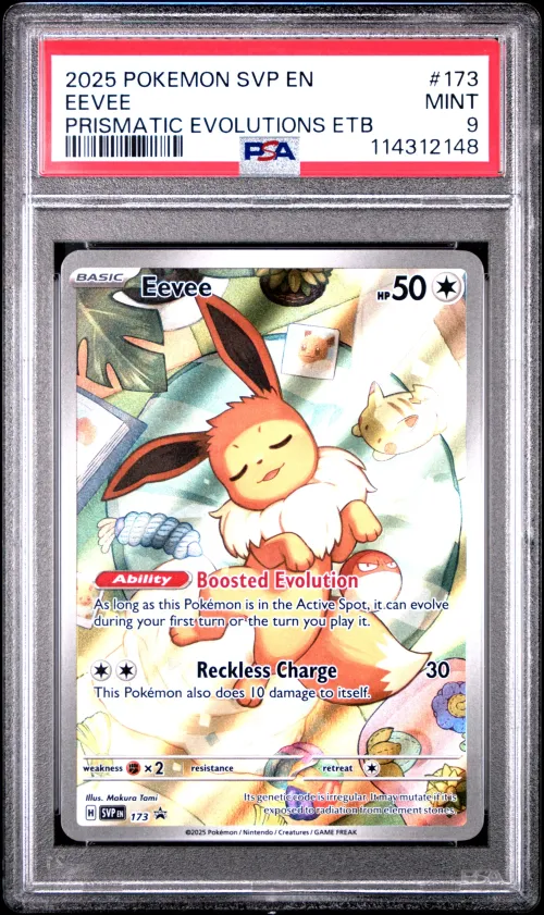 2025 #173 Eevee PSA 9 Svp EN-SV