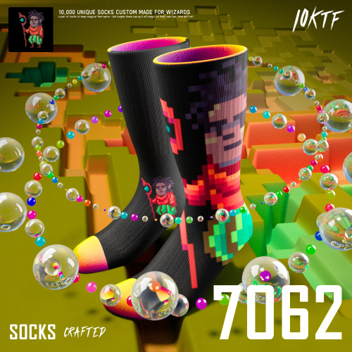 Wizard Crew Socks #7062