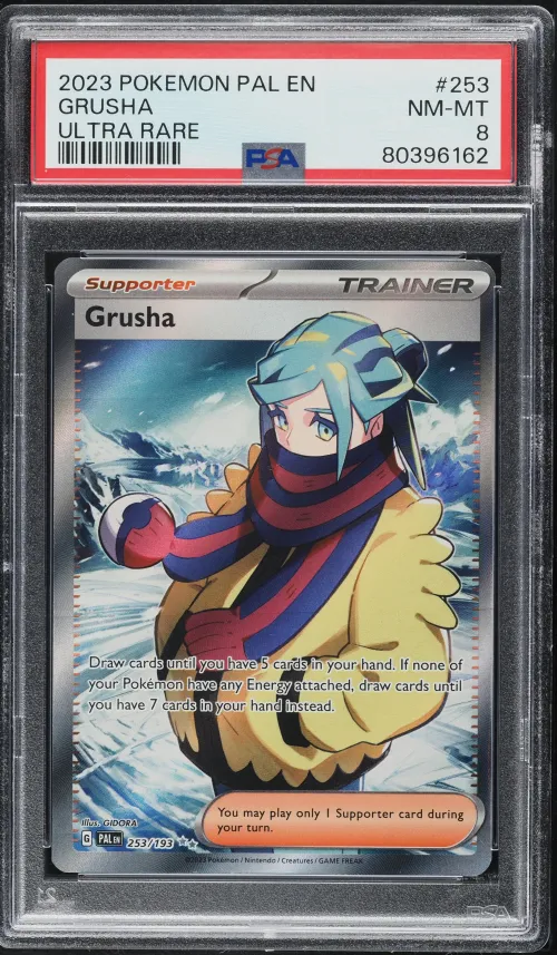 2023 #253 GRUSHA PSA 8 POKEMON S