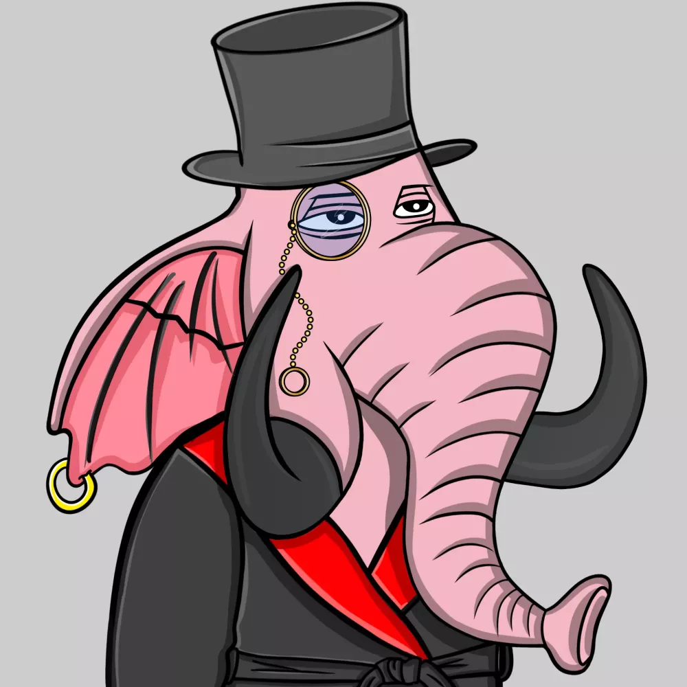 Untamed Elephant  #1988