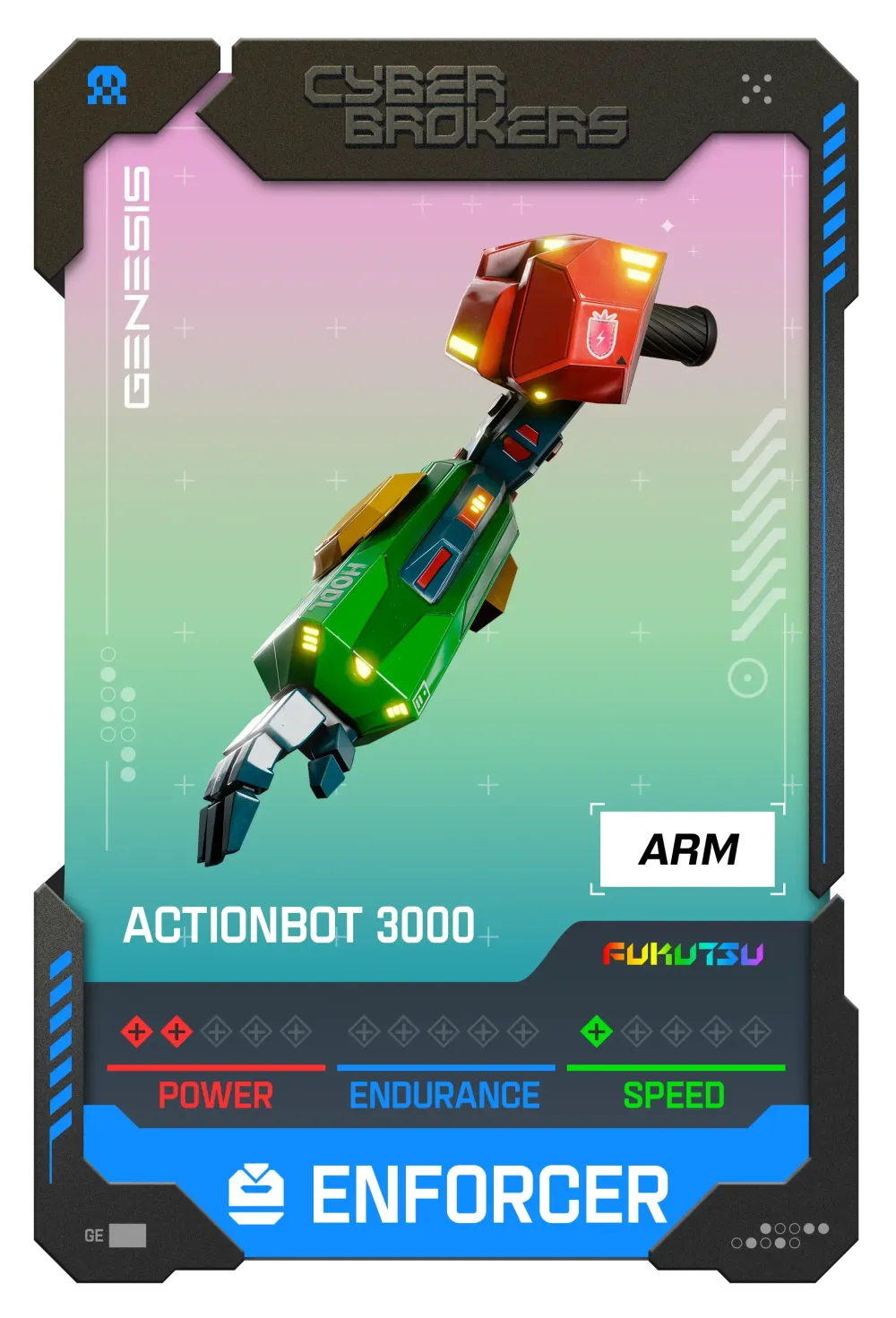 Action Bot 3000 Enforcer Arm  #22500