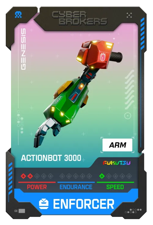 Action Bot 3000 Enforcer Arm #22500