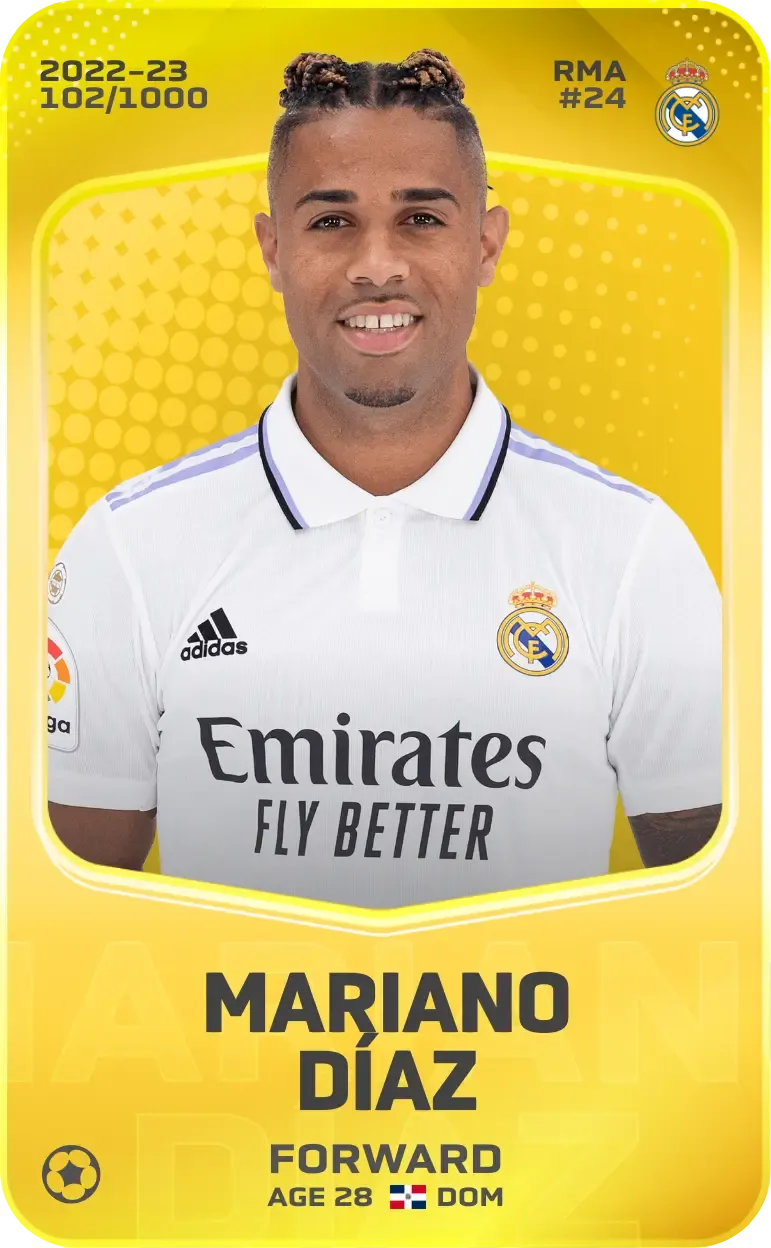 Mariano Díaz 2022-23 • Limited 102/1000