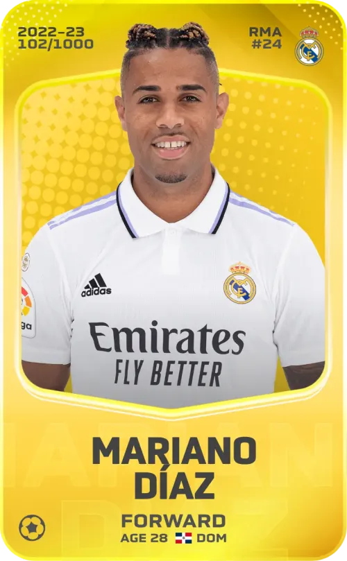 Mariano Díaz 2022-23 • Limited 102/1000