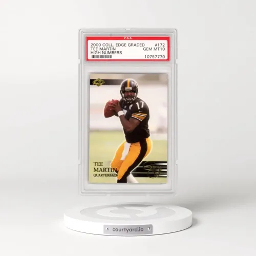 2000 Collector's Edge Graded #172 Tee Martin - High Numbers (PSA 10 GEM MINT)