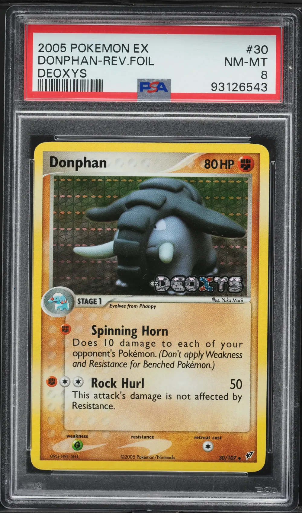2005 #30 Donphan-Reverse Foil PS