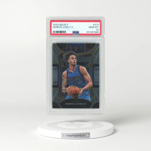 2023 Panini Select #313 Dereck Lively II (PSA 10 GEM MINT)