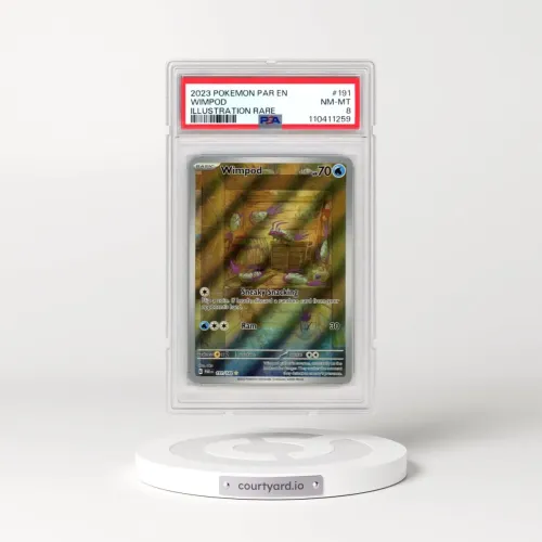 2023 Pokémon Par EN-Paradox Rift #191 Wimpod - Illustration Rare (PSA 8 NM-MT)