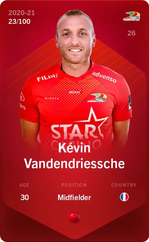 Kévin Vandendriessche 2020-21 • Rare 23/100