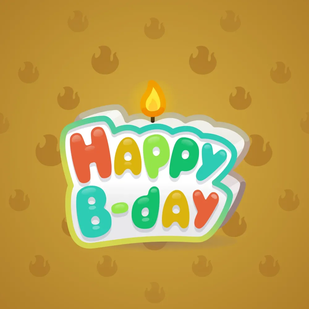 B-Day Candle #41986