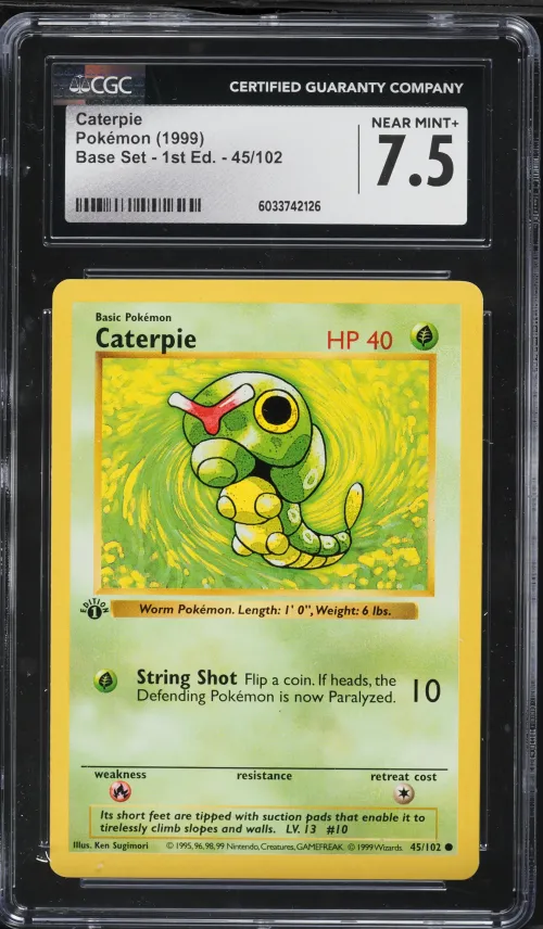 1999 #45 Caterpie 1st Edition CG