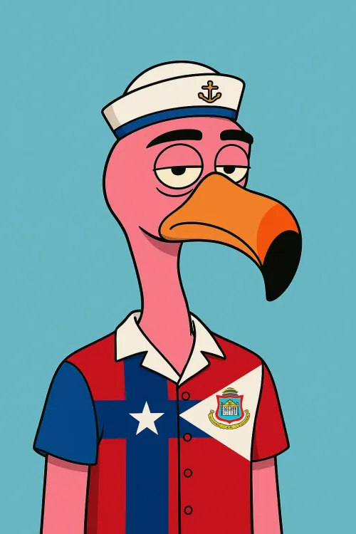 Bored Flamingo #8