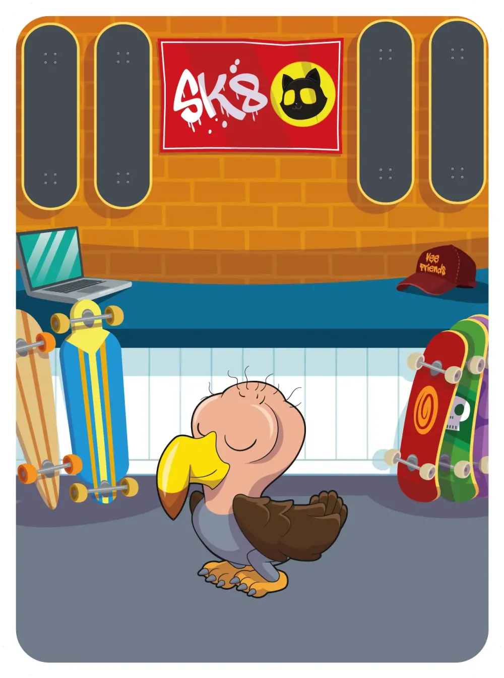 Bubbly Buzzard #27572