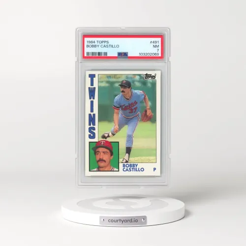 1984 Topps #491 Bobby Castillo (PSA 7 NM)