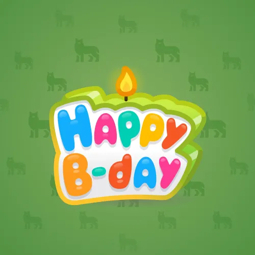 B-Day Candle #60835