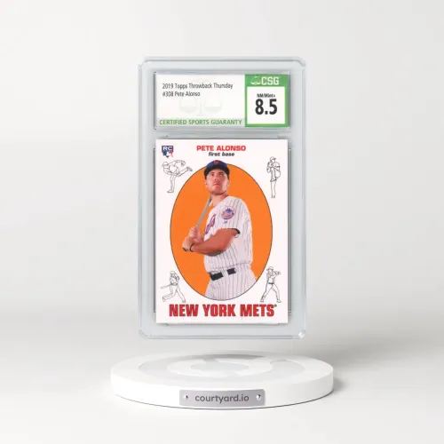 2019 Topps Throwback Thursday #308 Pete Alonso (CSG 8.5 NM-MT+)