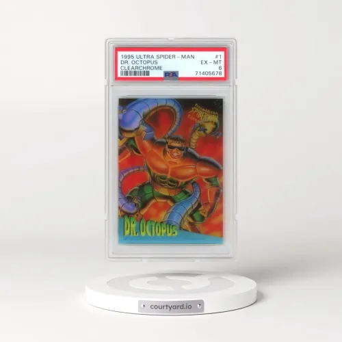 1995 Ultra Spider-Man Clearchrome #1 DR. Octopus (PSA 6 EX-MT)