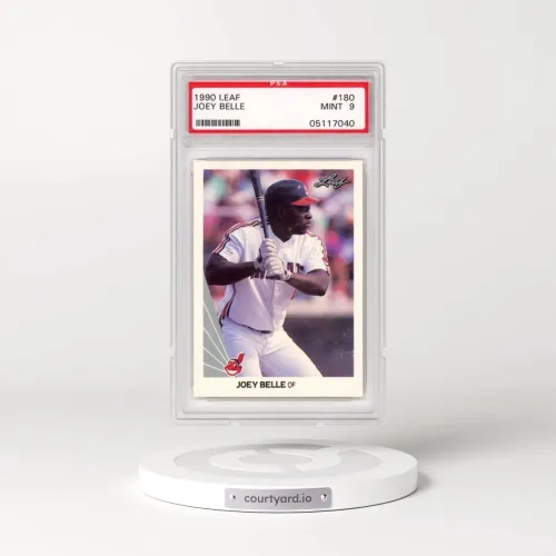 1990 Leaf #180 Joey Belle (PSA 9 MINT)
