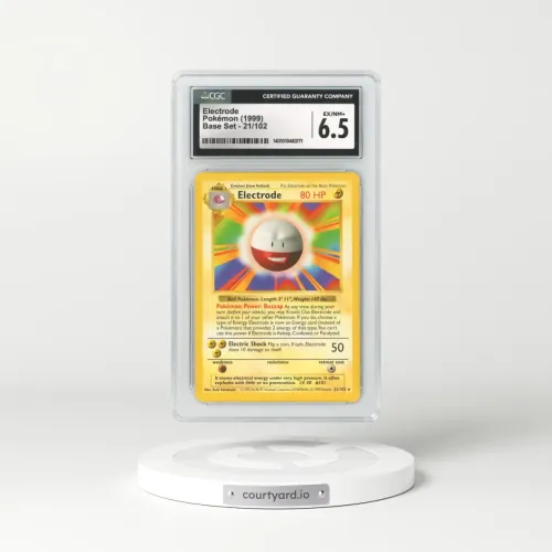 1999 Base Set #21 Electrode (CGC 6.5 EX-NM+)