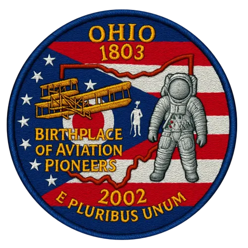 17/56 Ohio State Quarter Patch #17
