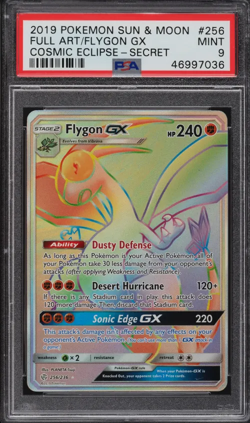 2019 #256 Full Art/Flygon GX PSA