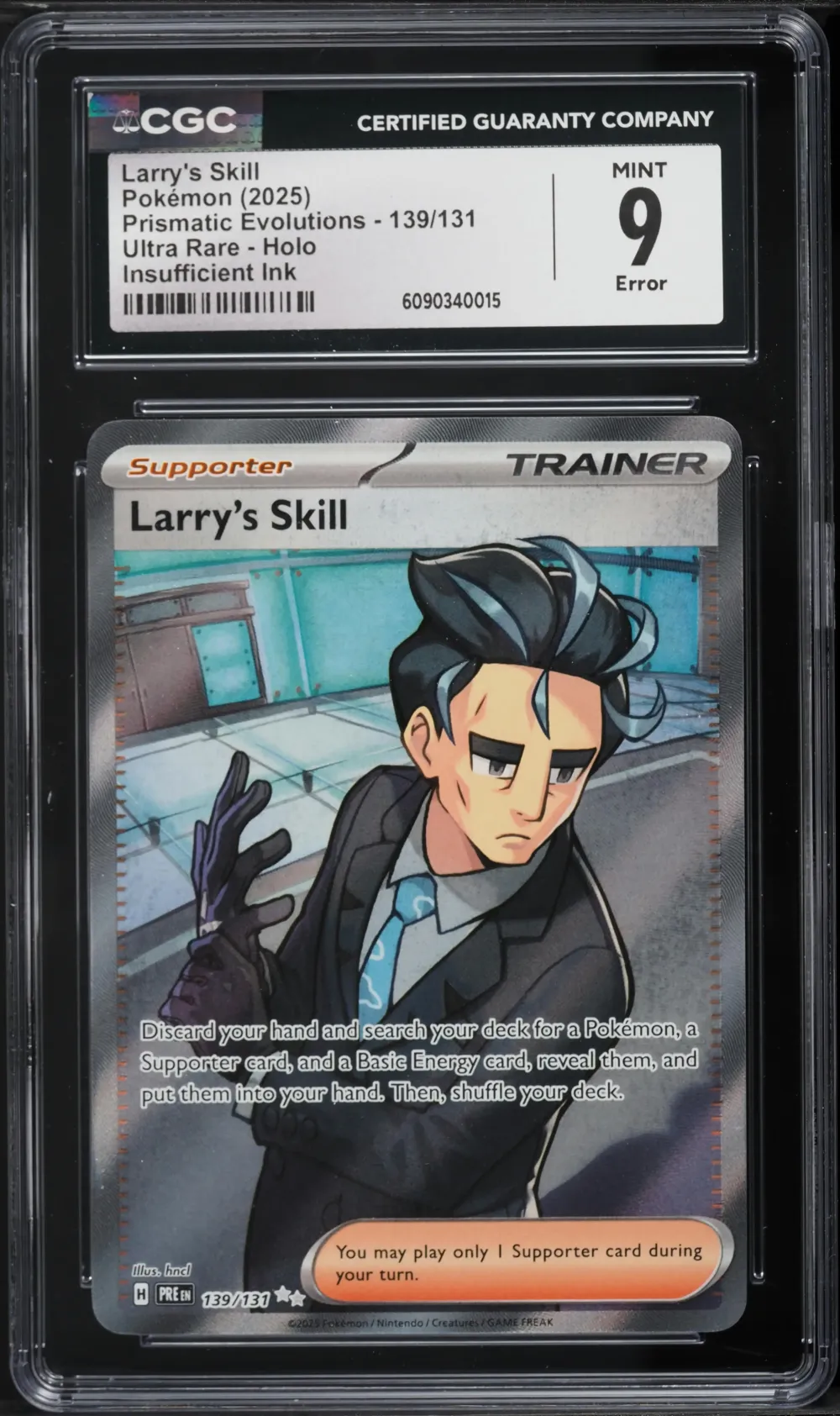 2025 #139 Larry's Skill CGC 9 Pr