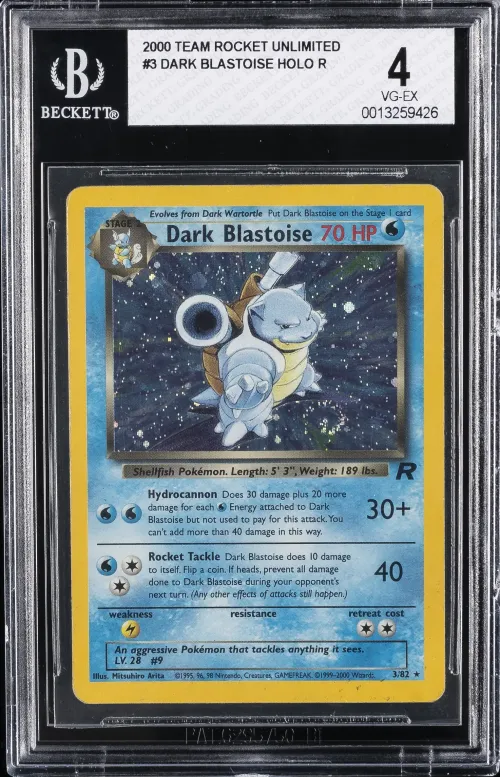 2000 #3 Dark Blastoise-Holo BGS
