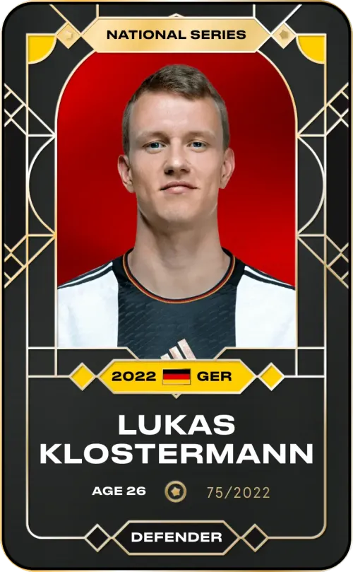 Lukas Klostermann 2022 • Custom Series 75/2022