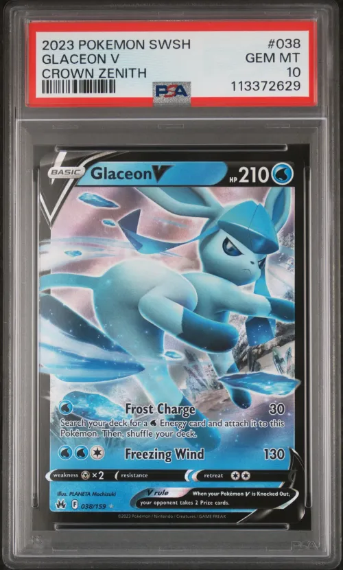 2023 #038 Glaceon V PSA 10 Sword