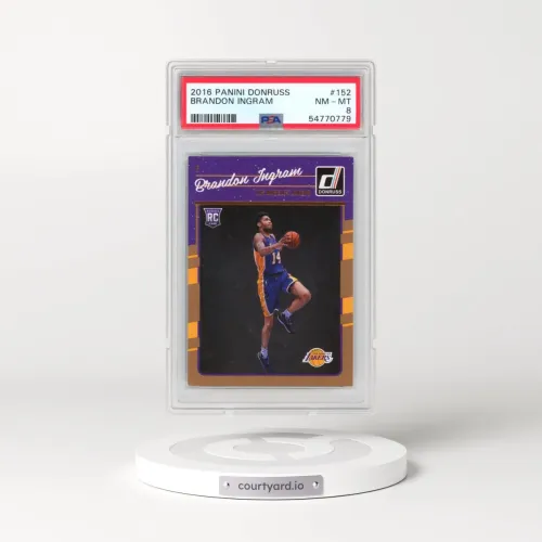 2016 Panini Donruss #152 Brandon Ingram (PSA 8 NM-MT)