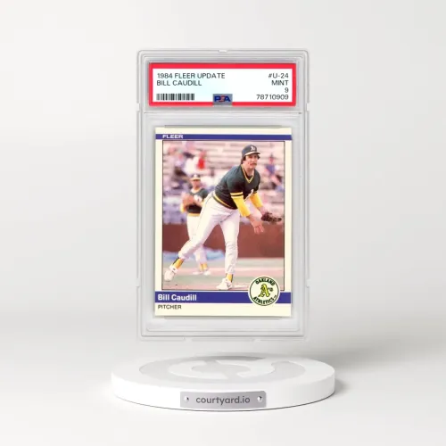 1984 Fleer Update #U-24 Bill Caudill (PSA 9 MINT)