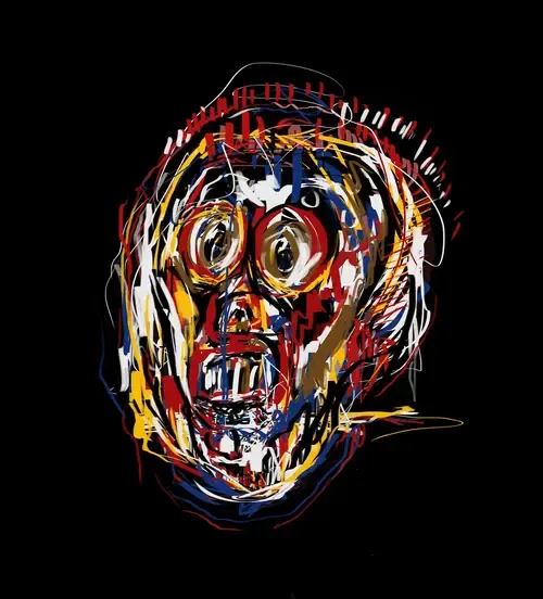 Studies of Basquiat / skull 3 #51472