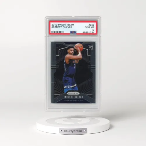 2019 Panini Prizm #252 Jarrett Culver (PSA 10 GEM MINT)