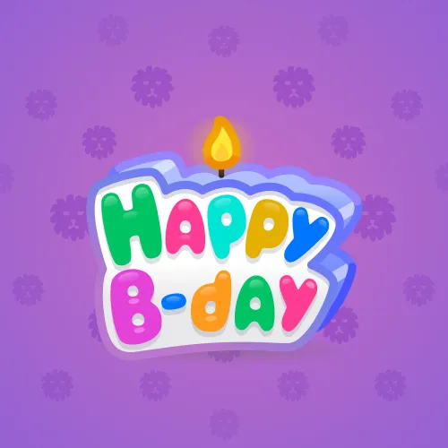 B-Day Candle #235642