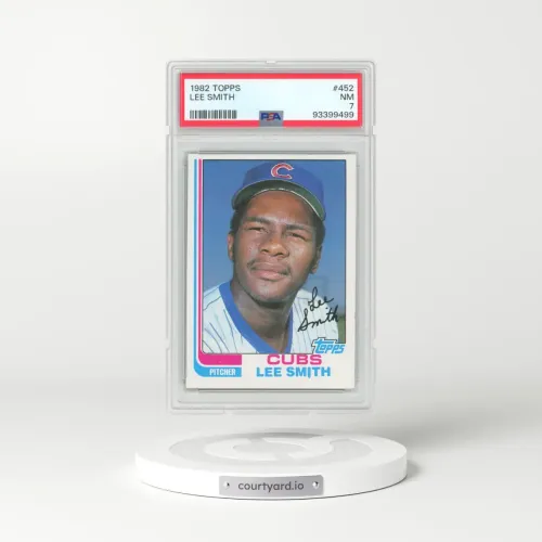 1982 Topps #452 Lee Smith (PSA 7 NM)