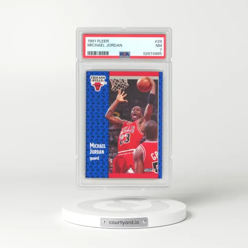 1991 Fleer #29 Michael Jordan (PSA 7 NM)