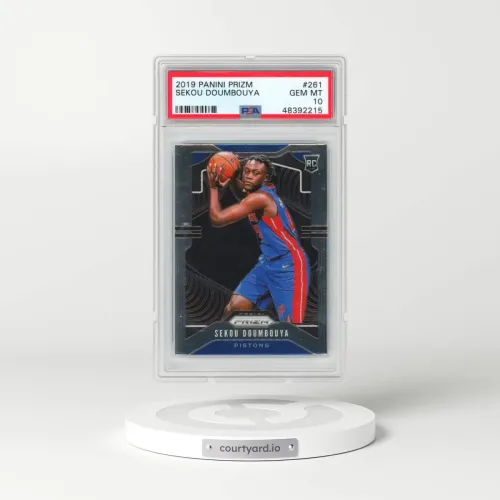 2019 Panini Prizm #261 Sekou Doumbouya (PSA 10 GEM MINT)