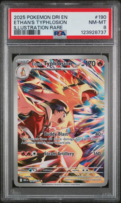 2025 #190 Ethan's Typhlosion PSA