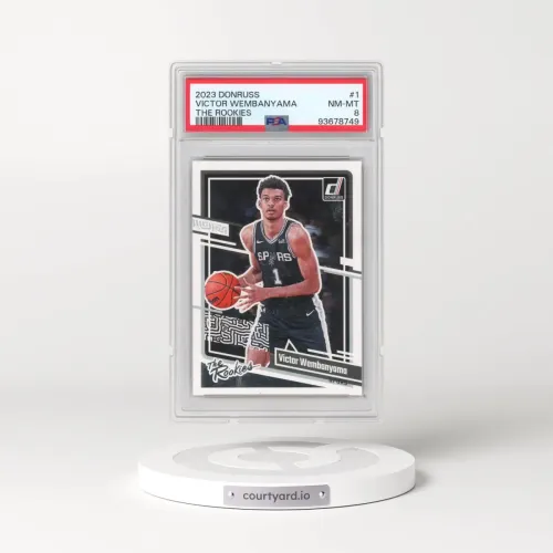 2023 Panini Donruss the Rookies #1 Victor Wembanyama (PSA 8 NM-MT)